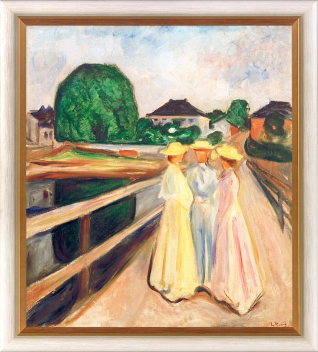 Edvard Munch Mädchen auf dem Pier